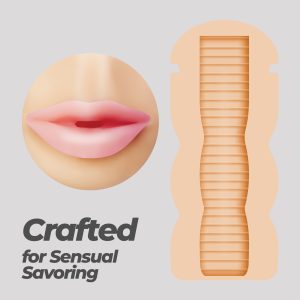 MASTURBADOR MASCULINO FAPPUCINO SWEET KISS (ORAL) - Image 3