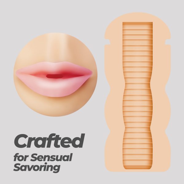 MASTURBADOR MASCULINO FAPPUCINO SWEET KISS (ORAL)