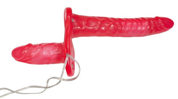 STRAP-ON DUPLO BAD KITTY (COM VIBRAÇÃO )