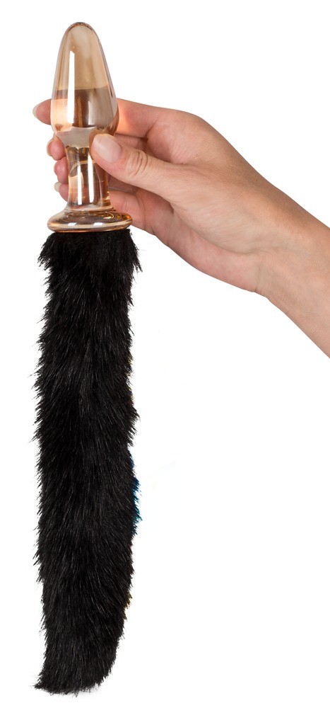 PLUG ANAL COM CAUDA (EM VIDRO)