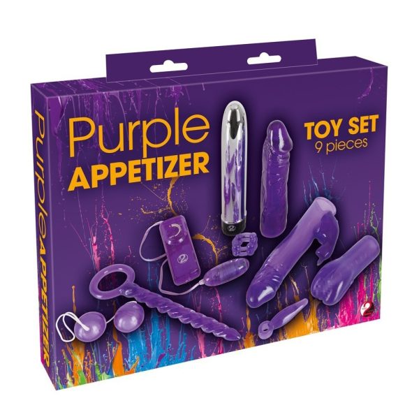 KIT DE BRINQUEDOS PURPLE APPETIZER