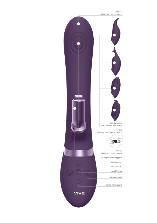 VIBRADOR RABBIT ETSU (ROXO)