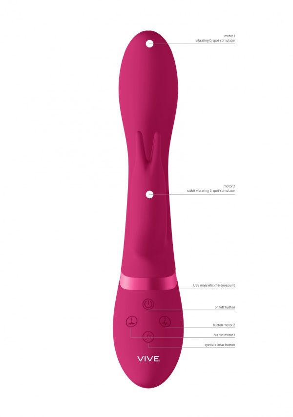 VIBRADOR RABBIT ZOSIA (ROSA)