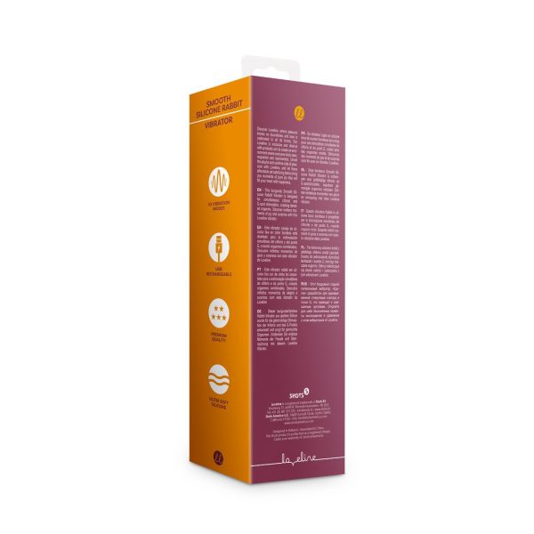 VIBRADOR RABBIT SMOOTH (DARK CHERRY)