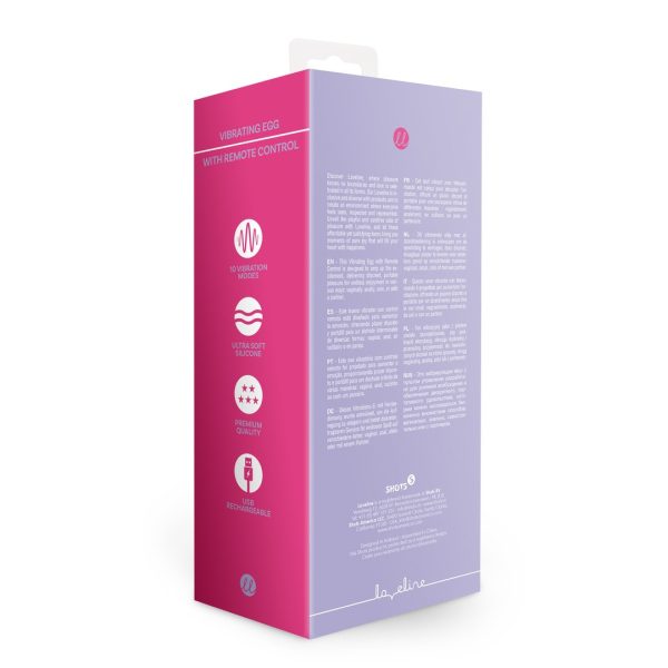 OVO VIBRATÓRIO LOVELINE COM COMANDO (ROXO)