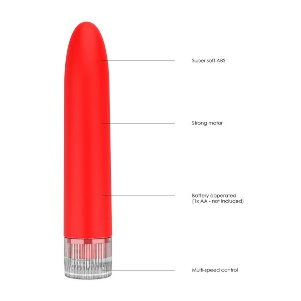 VIBRADOR ELENI LUMINOSO (VERMELHO)