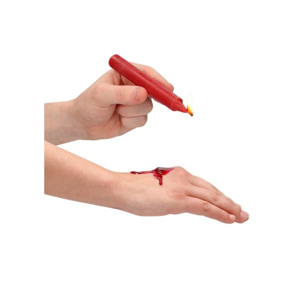 CONJUNTO DE 4 VELAS TEASING WAX (VERMELHO)