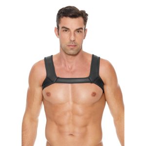 ARNÊS OUCH! EM NEOPRENE (PRETO) | S/M - Image 5