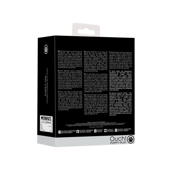 PLUG ANAL COM CAUDA PUPPY TAIL OUCH!