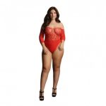 BODY CROTCHLESS LE DÉSIR (VERMELHO) | TAMANHO QUEEN