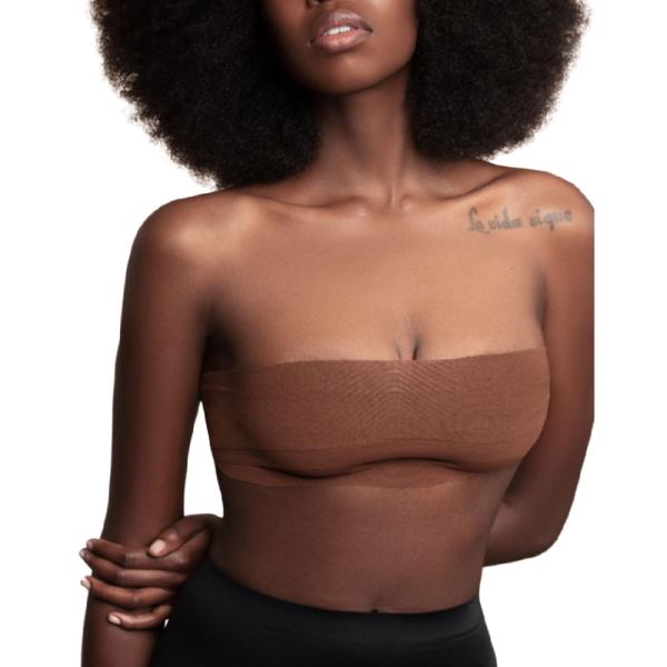 FITA CORPORAL BYE BRA + 3 PARES DE TAPA-MAMILOS (CASTANHO) | 5M X 6,5M