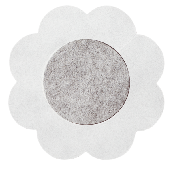 TAPA-MAMILOS FLOR CASTANHOS (PACK DE 3) | TAMANHO XL