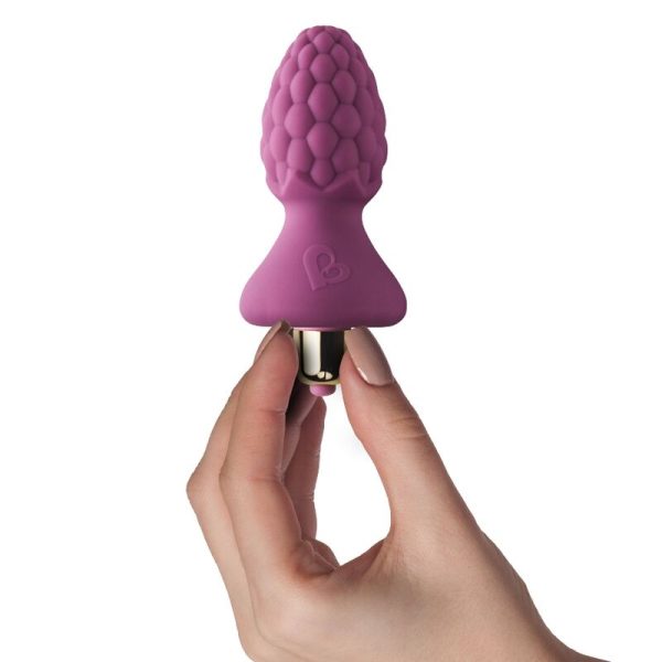 PLUG ANAL ASSBERRIES EM FORMA DE FRAMBOESA