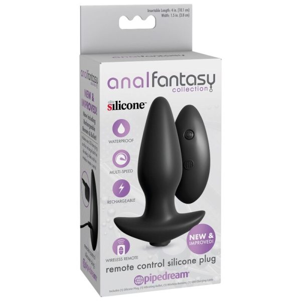 PLUG ANAL FANTASY VIBRATÓRIO COM COMANDO