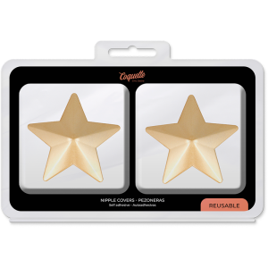 TAPA-MAMILOS DE METAL ESTRELAS (DOURADO) - Image 5