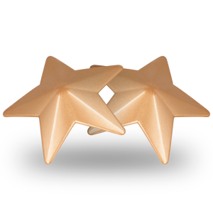 TAPA-MAMILOS DE METAL ESTRELAS (DOURADO) - Image 4