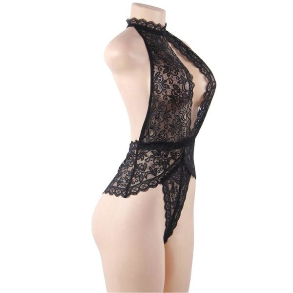 BODY DE RENDA COM DECOTE FUNDO | S/M
