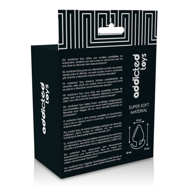 PLUG ANAL ADDICTED TOYS #6 | 8.5 CM 3 PLUG ANAL ADDICTED TOYS #6 | 8.5 CM