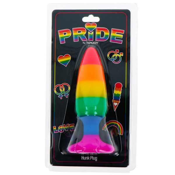PLUG ANAL HUNK BANDEIRA LGBT | 10,5 CM