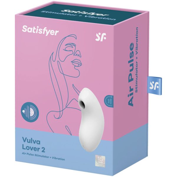 ESTIMULADOR SATISFYER VULVA LOVER 2 (BRANCO)