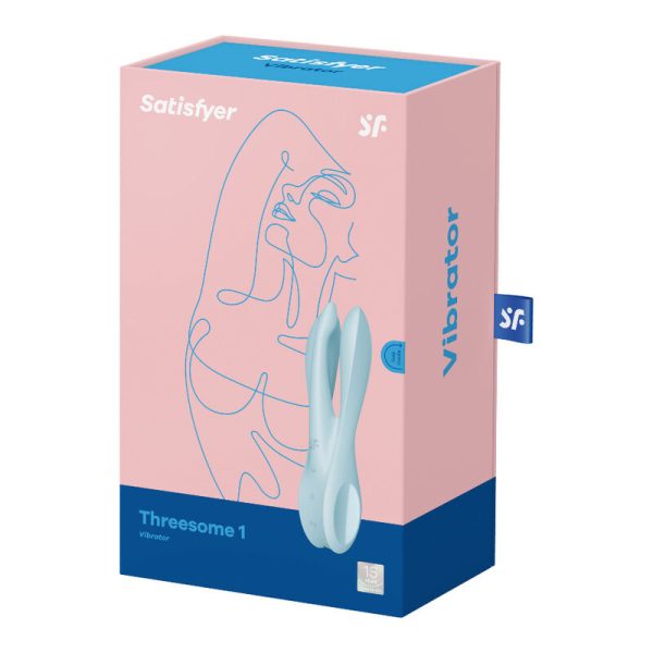VIBRADOR SATISFYER THREESOME 1 (AZUL)