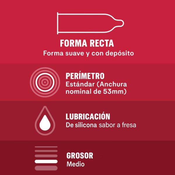 PRESERVATIVOS DUREX SABOREAME (SABOR FRUTAS) | 12 UNIDADES