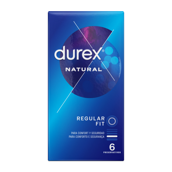 PRESERVATIVOS DUREX NATURAL | 6 UNIDADES