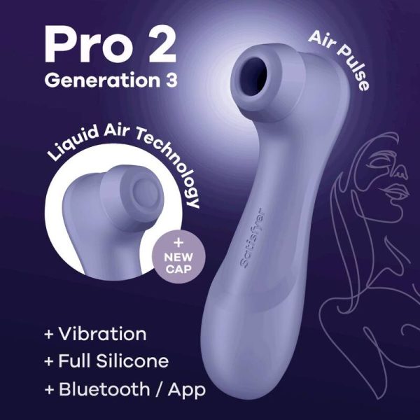 ESTIMULADOR DE CLÍTORIS SATISFYER PRO 2 COM APP (LILÁS)