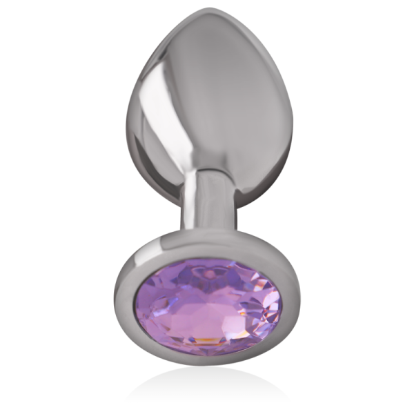 PLUG ANAL DE METAL INTENSE L (VIOLETA) | 9 CM