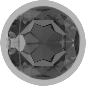 PLUG ANAL DE METAL INTENSE L (PRETO) | 9 CM - Image 3