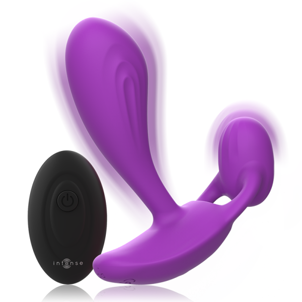 PLUG ANAL VIBRATÓRIO UNISSEXO SHELLY (ROXO)