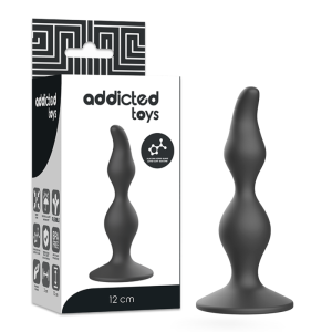 PLUG ANAL SEXUAL (PRETO) | 12 CM 6 PLUG ANAL