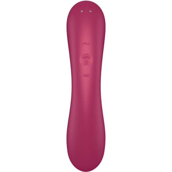 VIBRADOR DE PONTO G SATISFYER CURVE TRINITY 1 (VERMELHO)