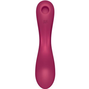 VIBRADOR DE PONTO G SATISFYER CURVE TRINITY 1 (VERMELHO) - Image 4