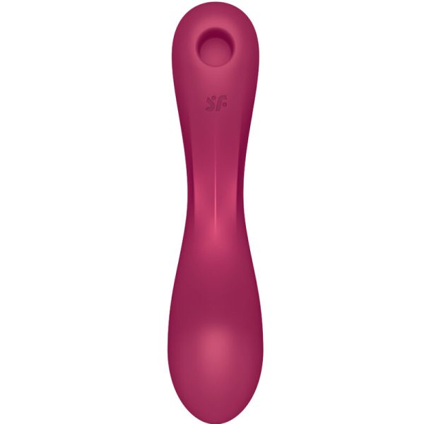 VIBRADOR DE PONTO G SATISFYER CURVE TRINITY 1 (VERMELHO)