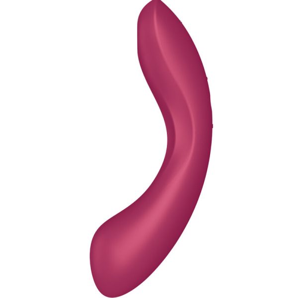 VIBRADOR DE PONTO G SATISFYER CURVE TRINITY 1 (VERMELHO)