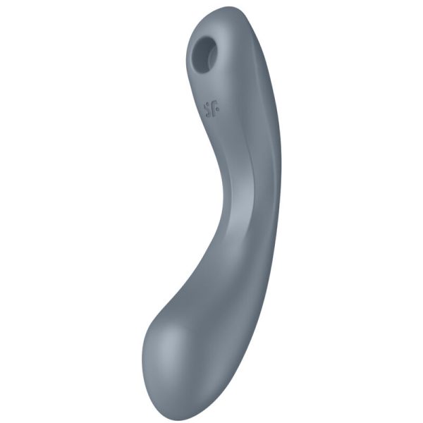 VIBRADOR DE PONTO G SATISFYER CURVE TRINITY 1 (CINZENTO)