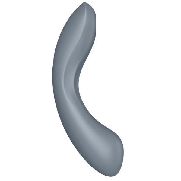 VIBRADOR DE PONTO G SATISFYER CURVE TRINITY 1 (CINZENTO)