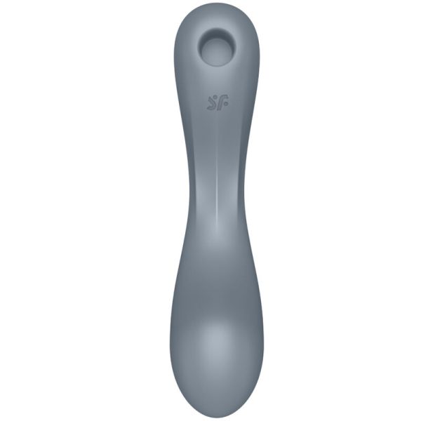 VIBRADOR DE PONTO G SATISFYER CURVE TRINITY 1 (CINZENTO)