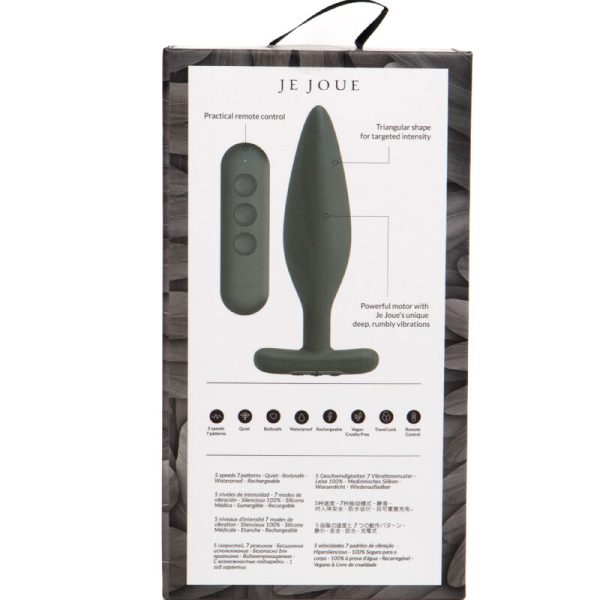 PLUG ANAL VIBRATÓRIO EGON (PRETO) 4 PLUG ANAL VIBRATÓRIO EGON (PRETO)