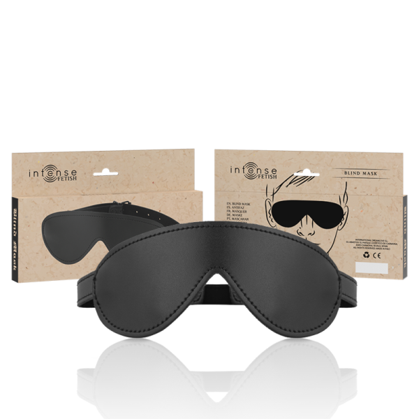 TAPA-OLHOS DE COURO VEGANO