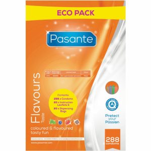 PASANTE - PRESERVATIVO ECO PACK SABORES BOLSA 288 UNIDADES - Image 1