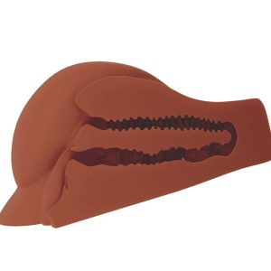 MASTURBADOR PERFECT ASS XL DUPLA ENTRADA (PELE ESCURA) - Image 3