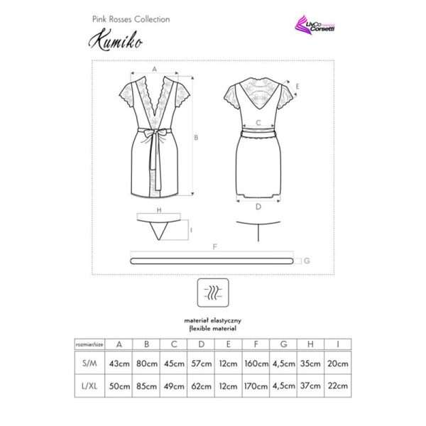 ROBE + TANGA KUMIKO 90428 | L/XL