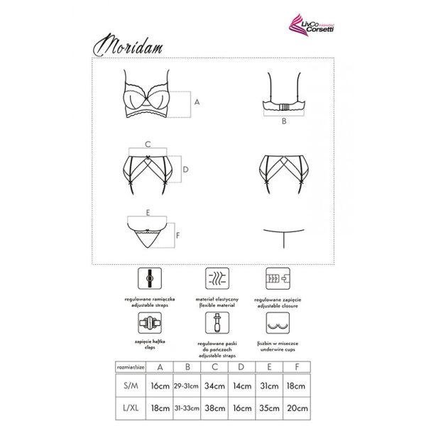 CONJUNTO DE 3 PEÇAS MORIDAM 90552 | L/XL