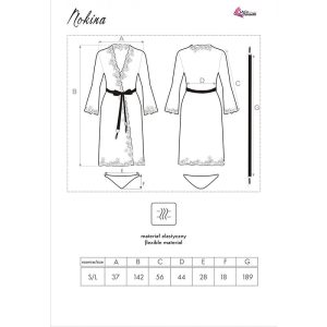 ROBE + TANGA NOKINA XG055 | TAMANHO ÚNICO - Image 5