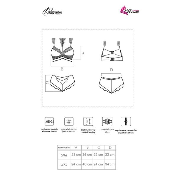 CONJUNTO DE 2 PEÇAS PALMENOM 90614 | S/M