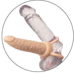 DILDO PARA PENETRAÇÃO DUPLA MAXX (PELE CLARA) - Image 10