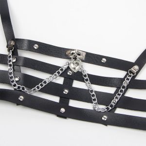 ARNÊS EM FORMA DE CORPETE COM CORRENTES | TAMANHO ÚNICO - Image 4