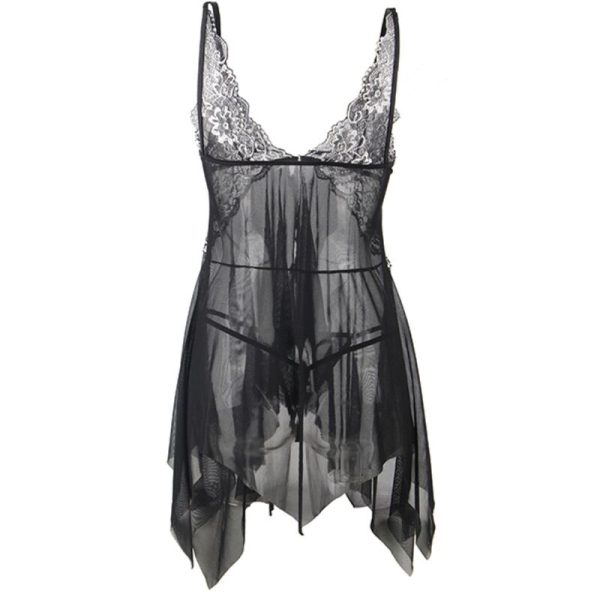 BABYDOLL DE TULE E RENDA SUBBLIME | L/XL